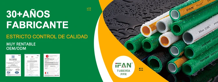 Tuberías y accesorios de agua PPR
